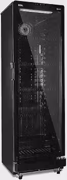 Refrigerador Expositor Vertical Eos 286 Litros Eco Gelo Digital All Black Eev260p 220v