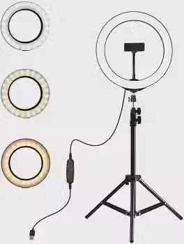 Kit Completo Anel de Luz LED Com Tripé