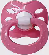Sonne Chupeta Bico Redondo De Silicone Tamanho 2 Rosa
