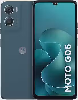 Smartphone Motorola Moto g06-128GB 4GB RAM + 8GB Ram Boost e Camera 50MP com AI Bateria de 5200 mAh Tela 6.9' - Azul Marinho