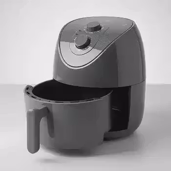 Fritadeira Sem Óleo Air Fryer Home Land 4L 1500W Antiaderente Timer 30 Min Controle de Temperatura 80°C a 200°C Ideal para Carnes Batatas Frango Legumes e Salgados (CHUMBO- 127V)