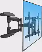 Suporte TV Articulado Parede 40-86 Polegadas, Ajuste Ângulo ±45° Suporta 75kg Articulado com Braço Extensível para Parede de Concreto, Tijolo e Madeira