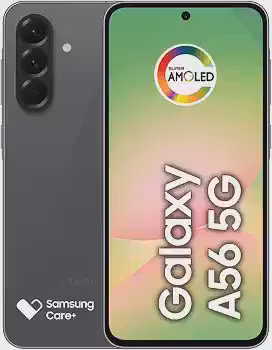 Smartphone Samsung Galaxy A56 5G 128GB, 8GB RAM, Câmera 50MP, IP67, Super AMOLED 6.7', Recursos AI, Preto
