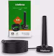 Antena Interna TV Digital 4K Intelbras AL2031 + Cabo 5m