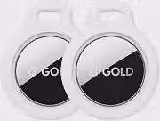 Kit 2 Tag Rastreador GPS Compatível com Iphone iOS (App Buscar) com Alarme Localizador Sonoro Air Bateria Duradoura, Localiza Chaves, Malas, Crianças, Pets