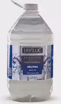 Shampoo Profissional Neutro sem Sal Jay Luc 5L, Xampu de Limpeza E Proteção Neutro, Incolor, Cuida de Todos os Tipos de Cabelos, Fórmula Suave E Eficiente, Beleza E Cuidado em Cada Detalhe