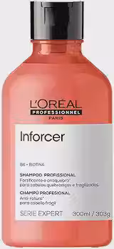 L'Oréal Professionnel Inforcer Shampoo Fortificante Antiqueda por Quebra, Crescimento Saudável Para Cabelos Frágeis e Quebradiços Com Biotina e Vitamina B6, 300ml