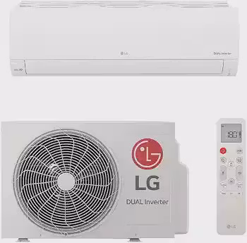 LG Ar Condicionado Split DUAL Inverter AI Compact 12000 BTUs Frio 83,7 x 18,9 x 30,8 cm Branco 220V