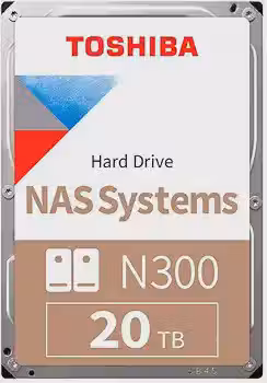HD 20TB N300 NAS 3.5' 7200RPM SATA III TOSHIBA HDWG82AXZSTA
