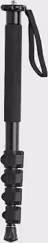 HollyWave Monopé TB12 61' Portátil em Alumínio, Parafuso 1/4' e 3/8', Travamento de 5 Seções, Carga 5kg, Punho Ergonômico