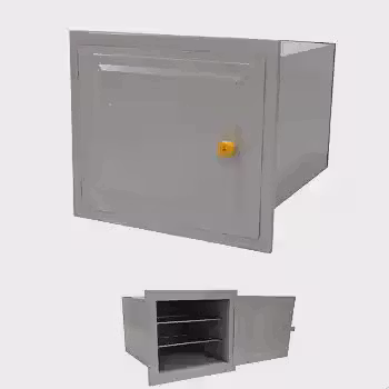 Forno para Fogão a Lenha Nº 3, Sem Cinzeiro, Aço