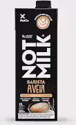 Bebida Vegetal NotCo NotMilk Barista 1L, Feito com Ingredientes 100% Vegetais, Sabor Leite, Feito com Aveia, Sem Lactose, Sem Glúten, Ideal para Bebidas com Café, Chá e Matchá, Plant-Based, Vegano