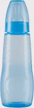 Mamadeira 250 ml Aquarela Bico Universal, Kuka, Azul