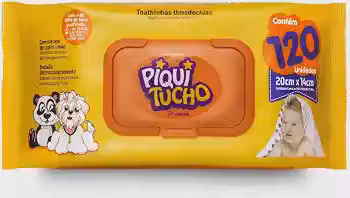 PIQUITUCHO Toalhinhas Umed Premium 1 Unidade Com 120 Lenços Umedecidos
