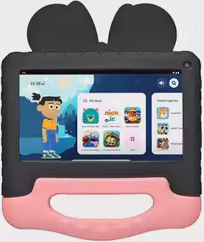 Tablet Infantil Minnie 7' Wi-Fi 4GB RAM 64GB Android 13 Quad-Core com Capa Resistente, Controle Parental e Câmera Frontal 2MP Multi - NB414