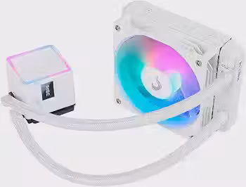 Water Cooler Gamer Rise Mode Frost, ARGB Rainbow, 120mm, AMD e Intel, Branco - RM-WCZ-01-RBW