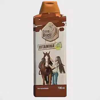 Shampoo de Cavalo Good Horse Com Vitamina A Para Crescer Cabelo Tiktok 700ml