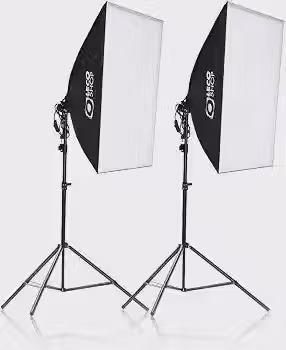 Kit Youtuber 2 Softbox 50 X 70 E27 Luz + 2 Tripés 2m