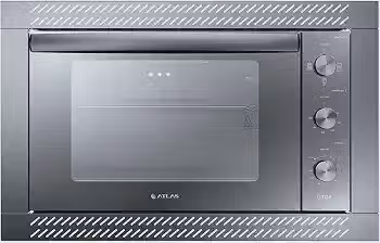 Forno de Embutir Elétrico Espelhado 44l com Grill e Timer Atlas U Top Style 220v