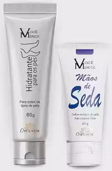 Creme Hidratante para Pés e Mãos com Ureia + Ácido Salicílico | KIT | Pés e Mãos Ressecadas | Hidratação Profunda |2x60g | O Benessere Nutrition