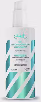 Skelt Gel Autobronzeador 120ml | Textura Leve, Fácil Absorção, Bronzeado Média a Intenso, Fragrância Agradável, 7 a 12 Dias, Não Possui Cor-Guia | Todos os Tipos de Pele