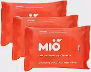 Kit 3 Lenço Umedecido Íntimo Mió com 16 Unidades