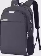 Mochila Executiva Unissex para Notebook até 15.6' - com Entrada USB e Passa-fio para fone – Ideal para Faculdade, Trabalho e Viagens – Antifurto, Resistente e Confortável