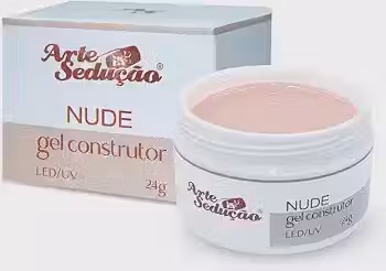 Gel para Unhas Arte Sedução Nude, 24g, Gel Construtor Alongamento de Unhas