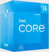 Intel Processador de desktop Core i3-12100F 12ª geração (relógio base: 3,3 GHz, 4 núcleos, LGA1700, RAM DDR4 e DDR5 até 128 GB)