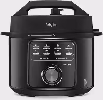 Panela de Pressão Fast Cook Elgin – 220V 900W 4L 9 Dispositivos de Segurança