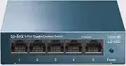Switch Ethernet TP-Link LS105G, 5 Portas Gigabit 10/100/1000Mbps, Caixa de Metal, Azul