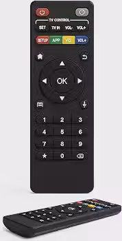Controle Remoto Universal IR para TV Box Android – Alcance 10m, Botões de Atalho, Economia de Energia, Plug & Play