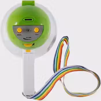 Megafone Portátil Mini de 15 cm com Função Sirene e Alça de Transporte, Amplificador de Voz de Mão para Eventos, Escola e Esportes, Funciona com 6 Pilhas AA