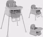 Cadeira De Alimentação Infantil 3 em 1 Harmony Maxi Baby (Cinza)