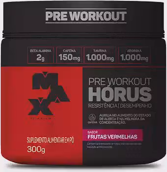 Max Titanium Horus (300G) - Frutas Vermelhas -