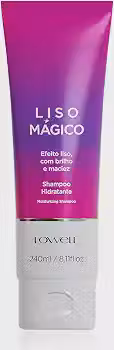Lowell - Shampoo Hidratante Liso Mágico 240ml – Limpeza Suave e Disciplina – Anti-Frizz – Brilho Intenso – Proteção Antioxidante – Cabelos Lisos e Alinhados