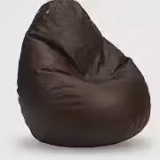 Puff Fofão Cor Marrom Escuro Grande Adulto com Enchimento Incluso Assento Confortável, Ergonômico Courino Premium, Leve Sala Quarto TV Gamer, Impermeável