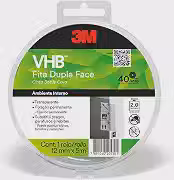 3M Fita Dupla-face VHB 4910 Uso Interno 12 mm x 5 m