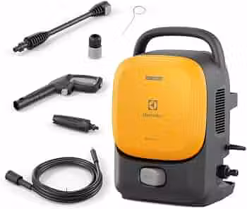 Lavadora de Alta Pressão Electrolux 1650PSI 1400W de Potência com Engate Rápido EasyWash Lava Jato Lava Car QWS1650 220v