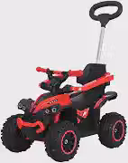 Quadriciclo Infantil com Empurrador Menino Menina Até 30Kg Multmaxx (Vermelho)