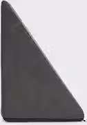 Travesseiro Triangular Espuma Encosto Anatômico Adulto Apoio Costas Repouso Leitura 36x58x34 (Cinza)