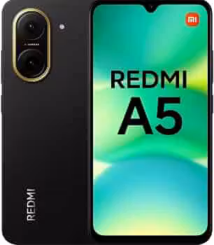 Smartphone Xiaomi Redmi A5 64GB 3GB RAM + 3GB de Ram extendida Dual SIM Tela 6.88' - Preto Midnight Black Câmera 32MP com IA