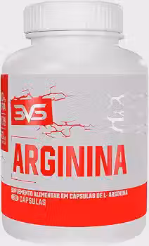 L-Arginina 2400mg 3VS Nutrition - 100% Pura - 600mg por Cápsula - 120 Cápsulas