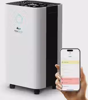 Relaxmedic Desumidificador Compressor Connect Dry, Uso Doméstico