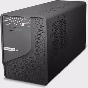 Nobreak SMS Lite 600VA Entrada Bivolt 115V/220V - Saída 115V | 4 Tomadas | Senoidal por Aproximação | Indicado para PC, Notebook, Videogames, Modem, Roteador e Outros