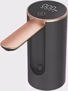 Bomba de água Elétrica Premium Recarregável para Galão garrafão - Dispenser Automático, Display Digital, USB, Universal e Compacta