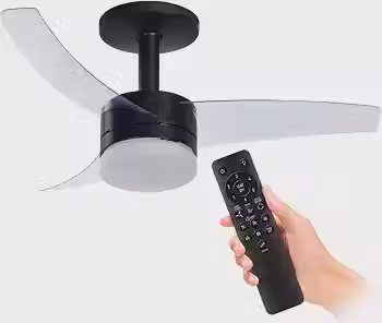 Ventilador de Teto Arno Ultimate Bivolt Preto VX14, 150W, Controle Remoto, 6 Velocidades, 4 Funções e Iluminação para 2 Lâmpadas