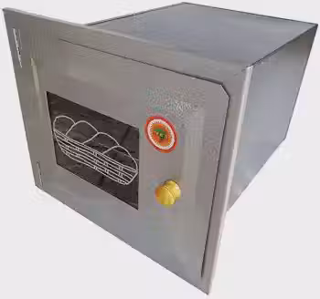 Forno Para Fogão A Lenha N°3 Frente Vidro Sem Cinzeiro 50x35x30cm