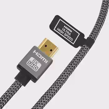 Cabo HDMI 2.1 8K Ultra Alta Velocidade, Certificado, 3 Metros