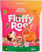 Ração para Coelho, Hamster, Porquinho Da Índia - Fluffy Roe EXTRUSADO PREMIUM - 500 g